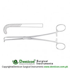 Nissen Bile Duct Clamp Curved Downards Stainless Steel, 21.5 cm - 8 1/2"